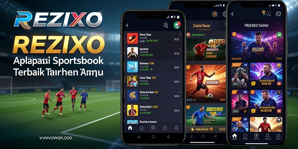 Tampilan gameplay menarik dari aplikasi Sportsbook REZIXO.